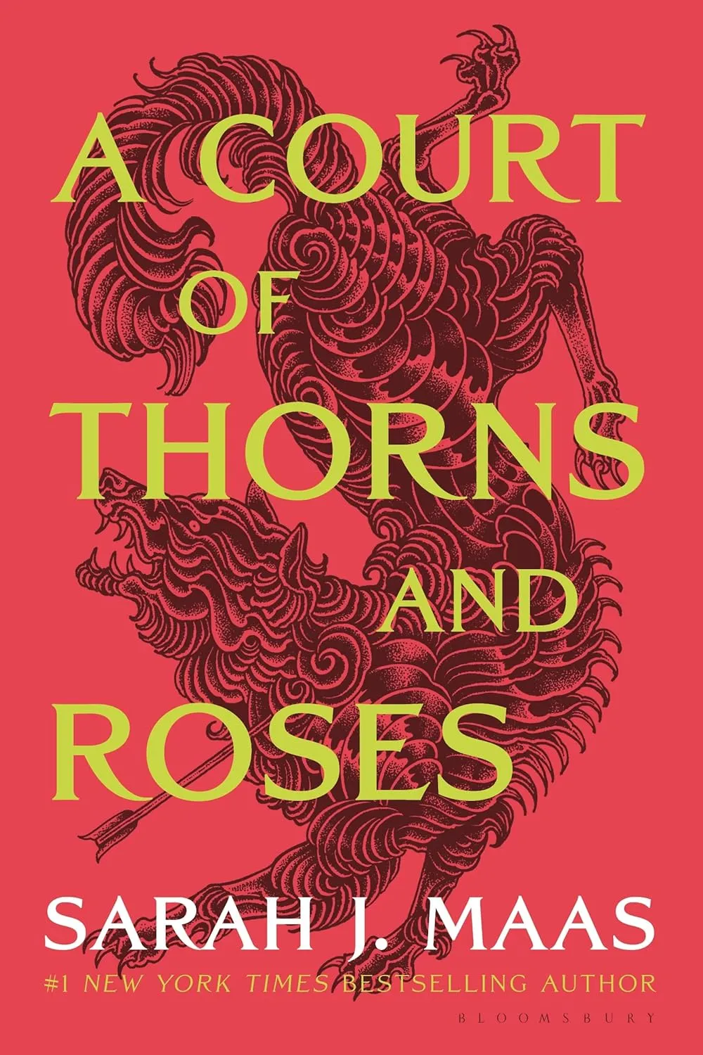 Cover of A Court of Thorns and Roses by Sarah J. Maas